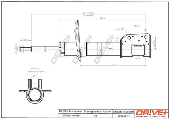 Dr!ve+ DP1610.10.0086 - Ammortizzatore autozon.pro