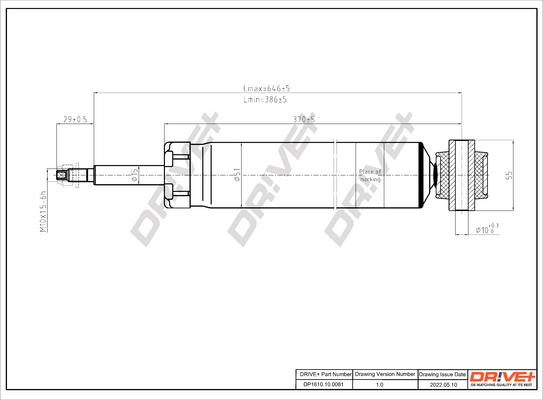 Dr!ve+ DP1610.10.0081 - Ammortizzatore autozon.pro