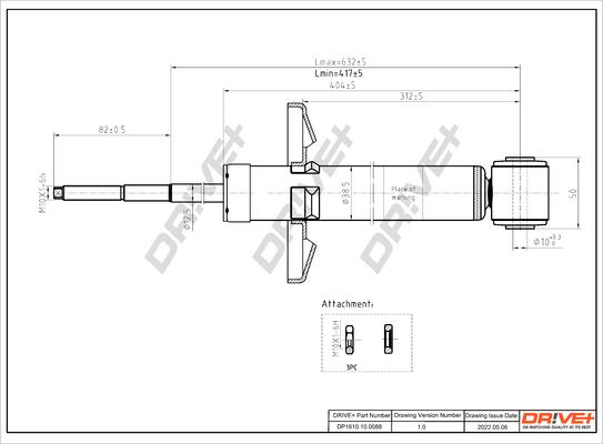 Dr!ve+ DP1610.10.0088 - Ammortizzatore autozon.pro