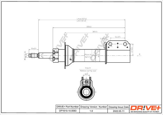 Dr!ve+ DP1610.10.0083 - Ammortizzatore autozon.pro