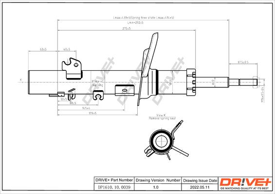 Dr!ve+ DP1610.10.0039 - Ammortizzatore autozon.pro