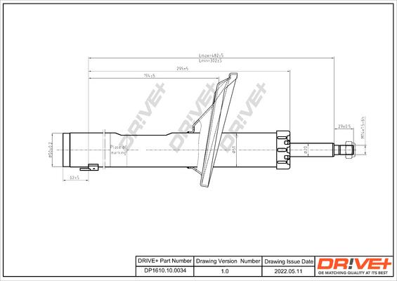 Dr!ve+ DP1610.10.0034 - Ammortizzatore autozon.pro