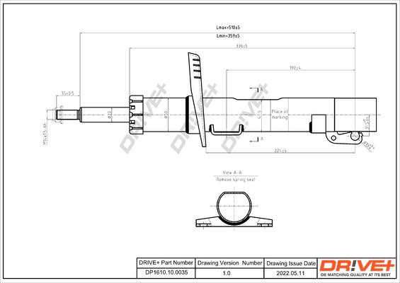 Dr!ve+ DP1610.10.0035 - Ammortizzatore autozon.pro