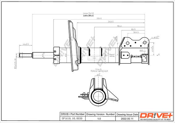 Dr!ve+ DP1610.10.0030 - Ammortizzatore autozon.pro