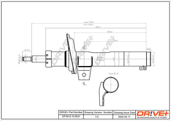 Dr!ve+ DP1610.10.0031 - Ammortizzatore autozon.pro