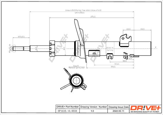 Dr!ve+ DP1610.10.0038 - Ammortizzatore autozon.pro