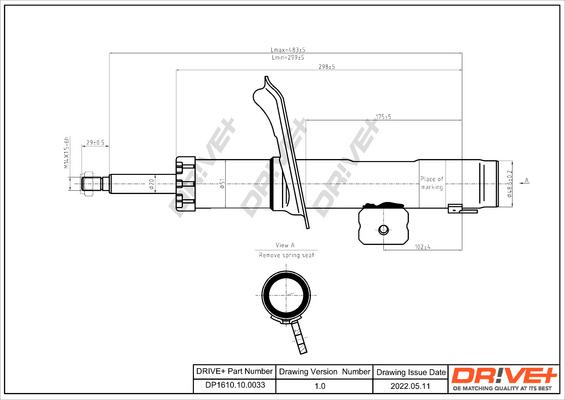 Dr!ve+ DP1610.10.0033 - Ammortizzatore autozon.pro