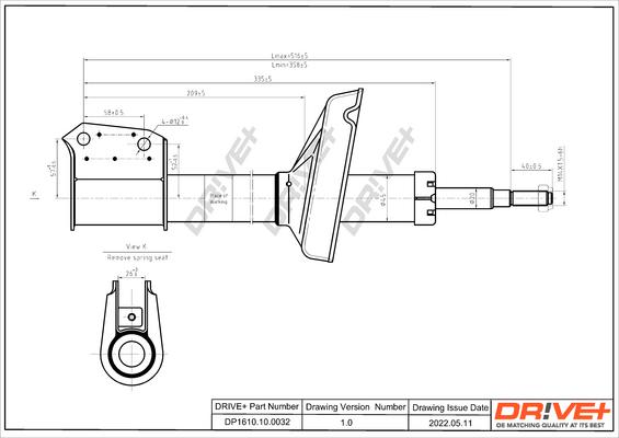 Dr!ve+ DP1610.10.0032 - Ammortizzatore autozon.pro