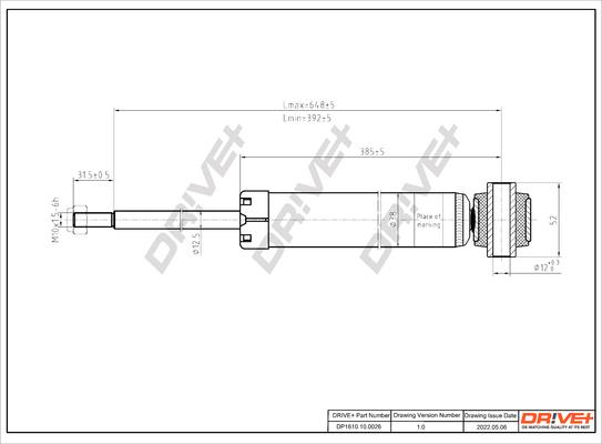 Dr!ve+ DP1610.10.0026 - Ammortizzatore autozon.pro