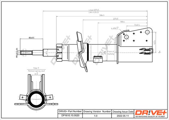 Dr!ve+ DP1610.10.0020 - Ammortizzatore autozon.pro