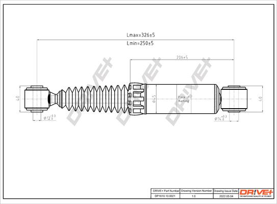 Dr!ve+ DP1610.10.0021 - Ammortizzatore autozon.pro