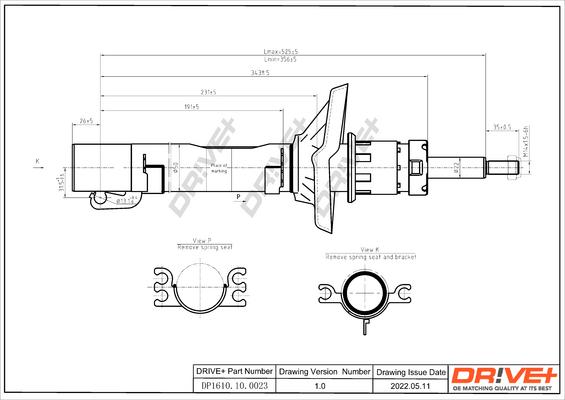 Dr!ve+ DP1610.10.0023 - Ammortizzatore autozon.pro