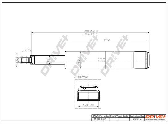 Dr!ve+ DP1610.10.0074 - Ammortizzatore autozon.pro