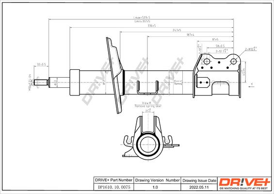 Dr!ve+ DP1610.10.0075 - Ammortizzatore autozon.pro