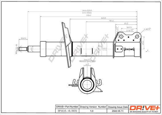 Dr!ve+ DP1610.10.0076 - Ammortizzatore autozon.pro