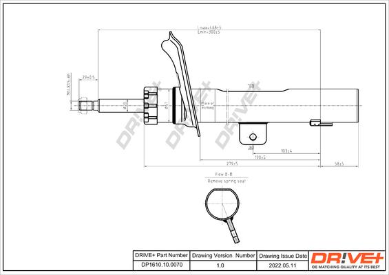 Dr!ve+ DP1610.10.0070 - Ammortizzatore autozon.pro