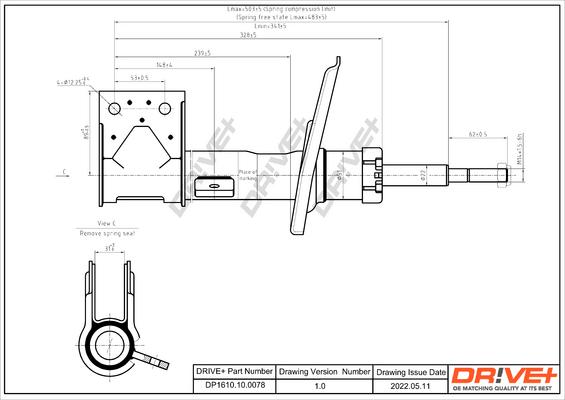 Dr!ve+ DP1610.10.0078 - Ammortizzatore autozon.pro