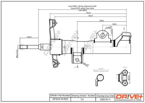 Dr!ve+ DP1610.10.0072 - Ammortizzatore autozon.pro