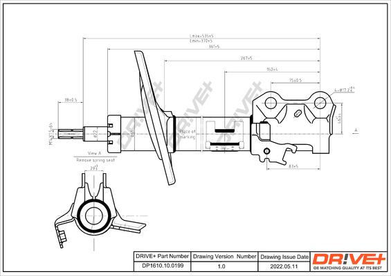 Dr!ve+ DP1610.10.0199 - Ammortizzatore autozon.pro