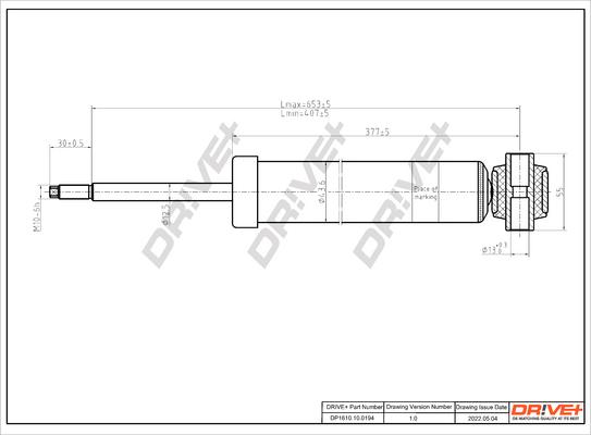 Dr!ve+ DP1610.10.0194 - Ammortizzatore autozon.pro