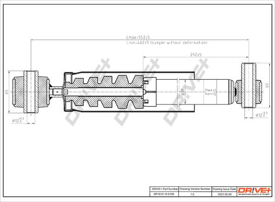 Dr!ve+ DP1610.10.0195 - Ammortizzatore autozon.pro