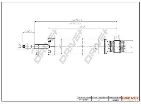 Dr!ve+ DP1610.10.0193 - Ammortizzatore autozon.pro