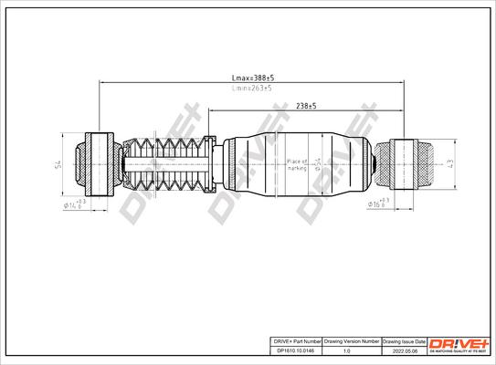 Dr!ve+ DP1610.10.0146 - Ammortizzatore autozon.pro