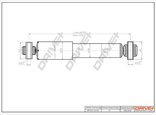 Dr!ve+ DP1610.10.0143 - Ammortizzatore autozon.pro