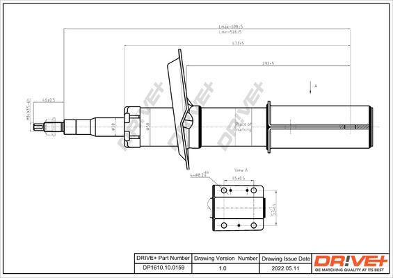 Dr!ve+ DP1610.10.0159 - Ammortizzatore autozon.pro