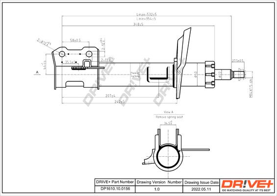 Dr!ve+ DP1610.10.0156 - Ammortizzatore autozon.pro