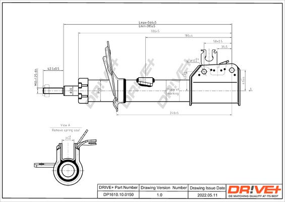 Dr!ve+ DP1610.10.0150 - Ammortizzatore autozon.pro