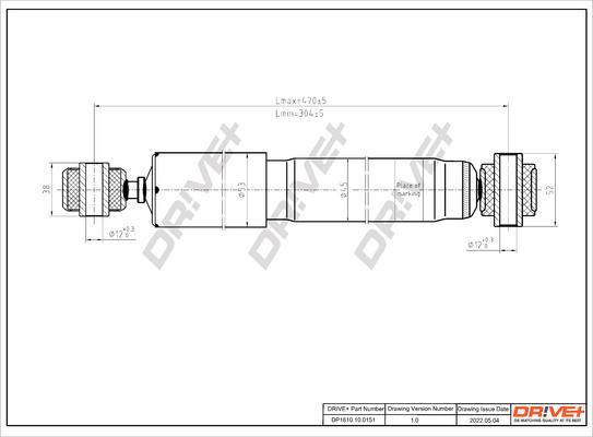 Dr!ve+ DP1610.10.0151 - Ammortizzatore autozon.pro