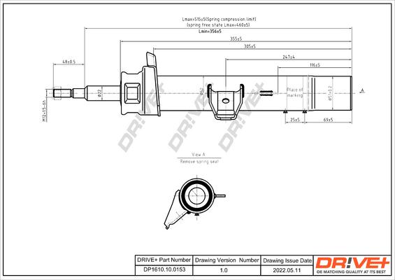 Dr!ve+ DP1610.10.0153 - Ammortizzatore autozon.pro