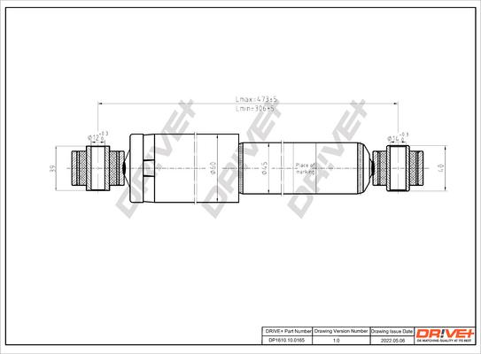 Dr!ve+ DP1610.10.0165 - Ammortizzatore autozon.pro