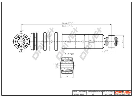 Dr!ve+ DP1610.10.0166 - Ammortizzatore autozon.pro