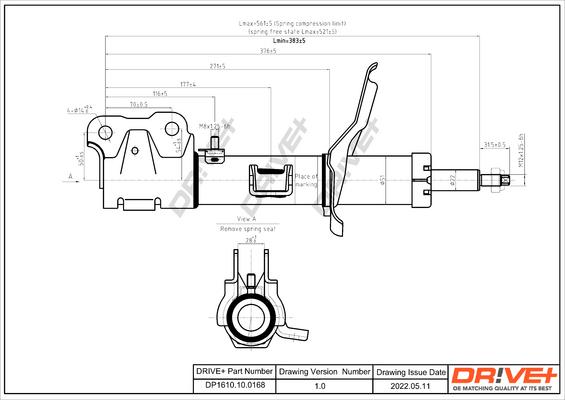 Dr!ve+ DP1610.10.0168 - Ammortizzatore autozon.pro