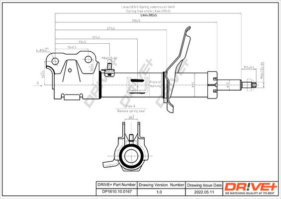 Dr!ve+ DP1610.10.0167 - Ammortizzatore autozon.pro