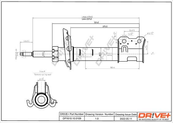 Dr!ve+ DP1610.10.0109 - Ammortizzatore autozon.pro