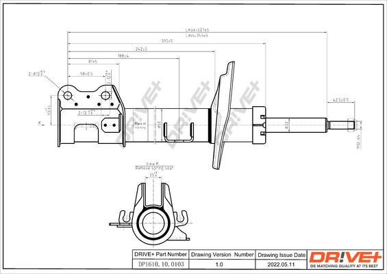 Dr!ve+ DP1610.10.0204 - Ammortizzatore autozon.pro