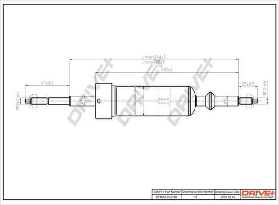 Dr!ve+ DP1610.10.0110 - Ammortizzatore autozon.pro