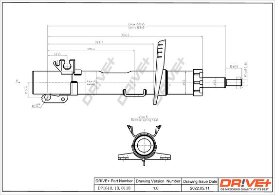 Dr!ve+ DP1610.10.0118 - Ammortizzatore autozon.pro