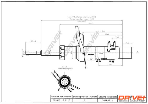 Dr!ve+ DP1610.10.0113 - Ammortizzatore autozon.pro