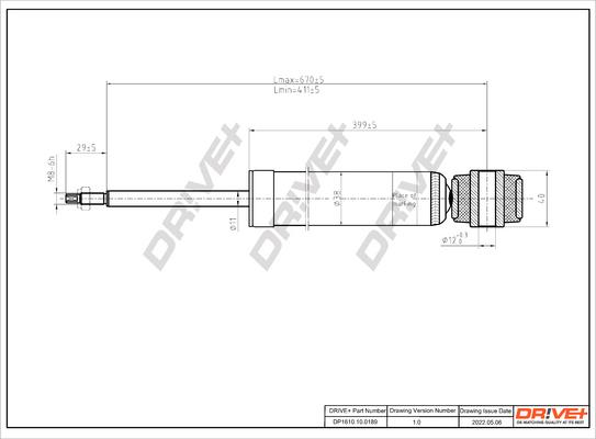 Dr!ve+ DP1610.10.0189 - Ammortizzatore autozon.pro