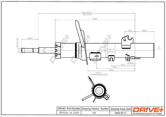 Dr!ve+ DP1610.10.0184 - Ammortizzatore autozon.pro