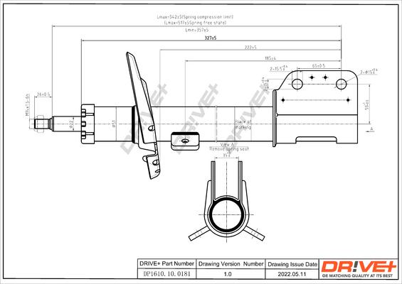 Dr!ve+ DP1610.10.0181 - Ammortizzatore autozon.pro