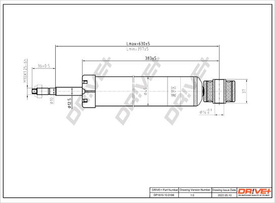 Dr!ve+ DP1610.10.0188 - Ammortizzatore autozon.pro