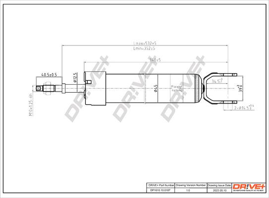 Dr!ve+ DP1610.10.0187 - Ammortizzatore autozon.pro