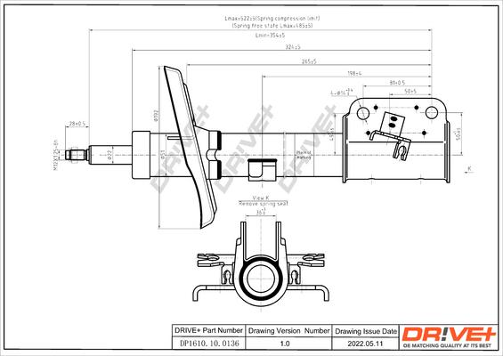 Dr!ve+ DP1610.10.0136 - Ammortizzatore autozon.pro