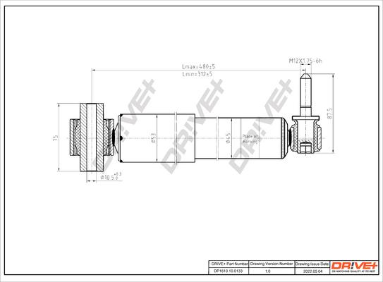 Dr!ve+ DP1610.10.0133 - Ammortizzatore autozon.pro