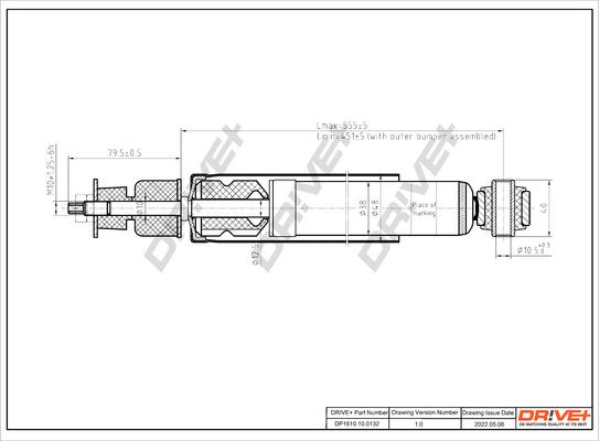 Dr!ve+ DP1610.10.0132 - Ammortizzatore autozon.pro